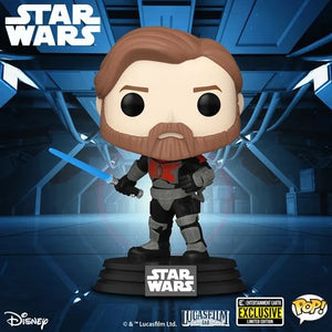 Star Wars: The Clone Wars Obi-Wan Kenobi Mandalorian Armor Funko Pop! Vinyl Figure #599